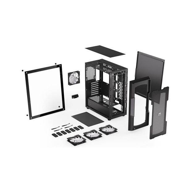 CASE MIDITOWER ATX W/O PSU/REGNUM400 ARGB EY2A009 ENDORFY