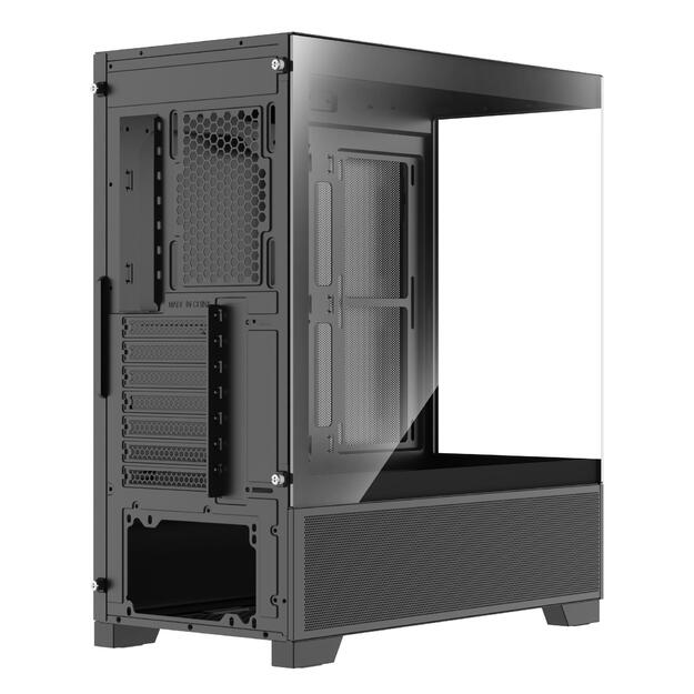 Case|XILENCE|XG172|MidiTower|Case product features Fan control panel/Transparent panel|Not included|Colour Black|XG172 20