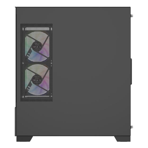 Case|XILENCE|XG172|MidiTower|Case product features Fan control panel/Transparent panel|Not included|Colour Black|XG172 17