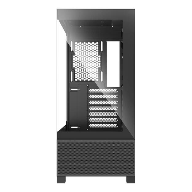 Case|XILENCE|XG172|MidiTower|Case product features Fan control panel/Transparent panel|Not included|Colour Black|XG172 21