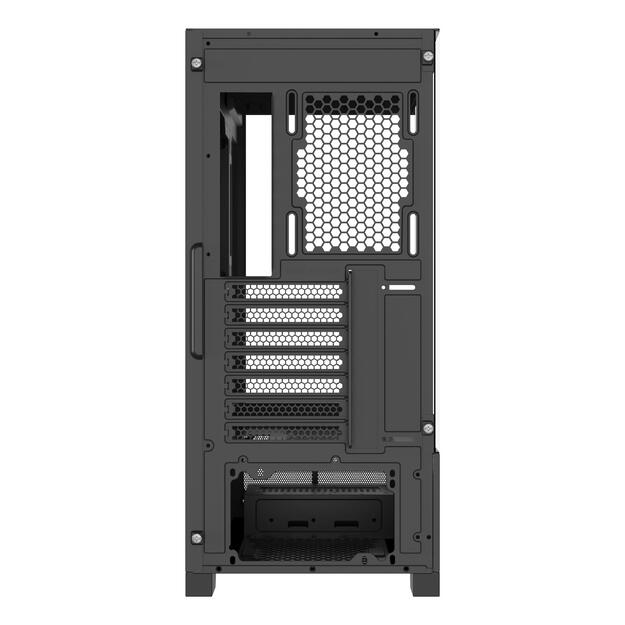 Case|XILENCE|XG172|MidiTower|Case product features Fan control panel/Transparent panel|Not included|Colour Black|XG172 24