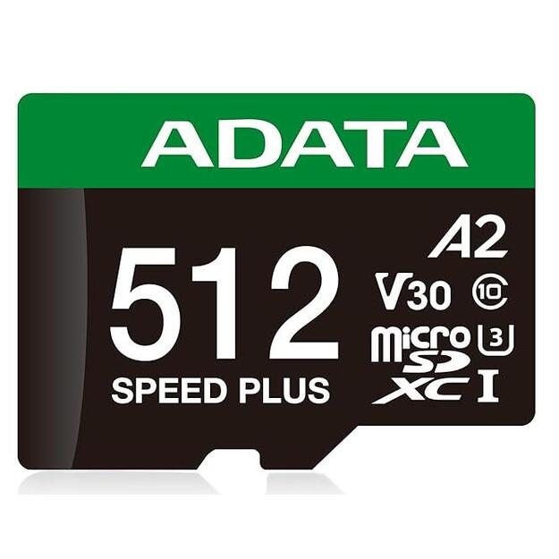 MEMORY MICRO SDXC 512GB UHS-I/UD512GUI3V30A2SP-RA1 ADATA