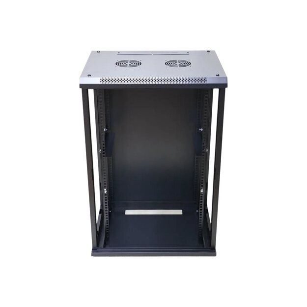 EXTRALINK 15U 600X450 wall-mounted rackmount cabinet black 3