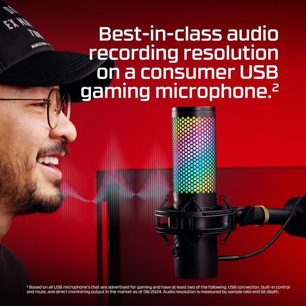 MICROPHONE HYPERX QUADCAST 2 S/BLACK 9A273AA HYPERX 41