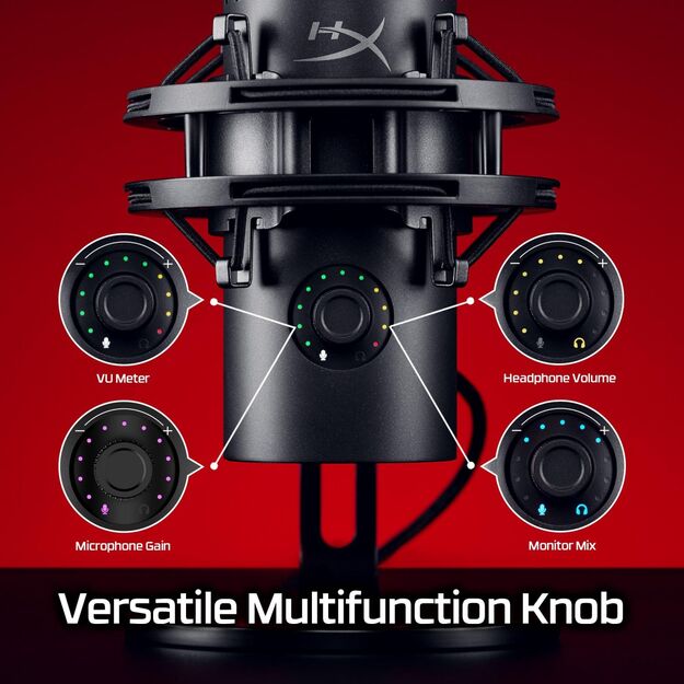 MICROPHONE HYPERX QUADCAST 2 S/BLACK 9A273AA HYPERX 45