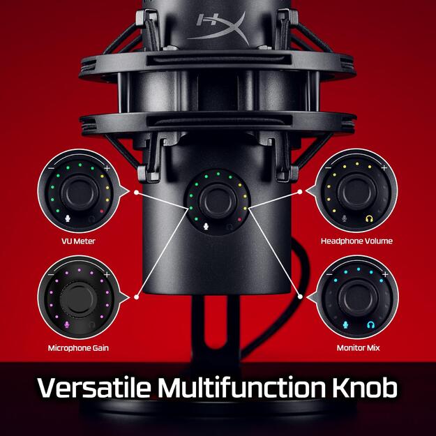 MICROPHONE HYPERX QUADCAST 2 S/BLACK 9A273AA HYPERX 22