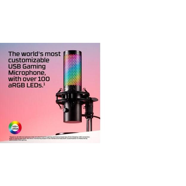 MICROPHONE HYPERX QUADCAST 2 S/BLACK 9A273AA HYPERX 27