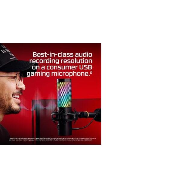 MICROPHONE HYPERX QUADCAST 2 S/BLACK 9A273AA HYPERX 29