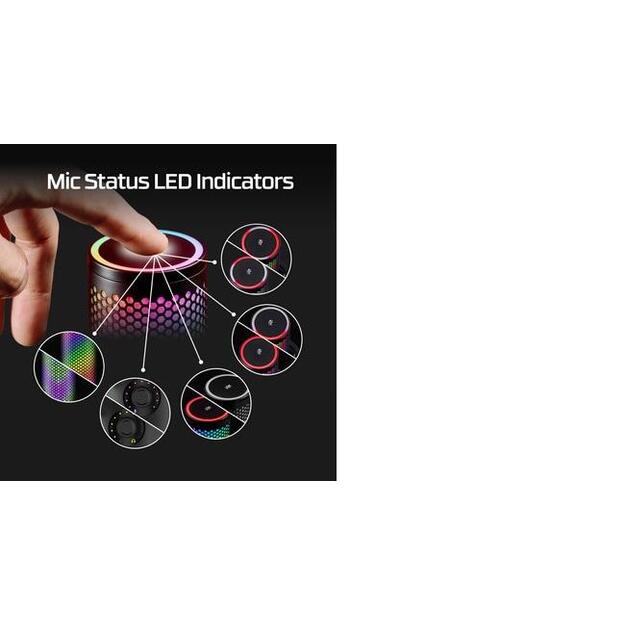 MICROPHONE HYPERX QUADCAST 2 S/BLACK 9A273AA HYPERX 49