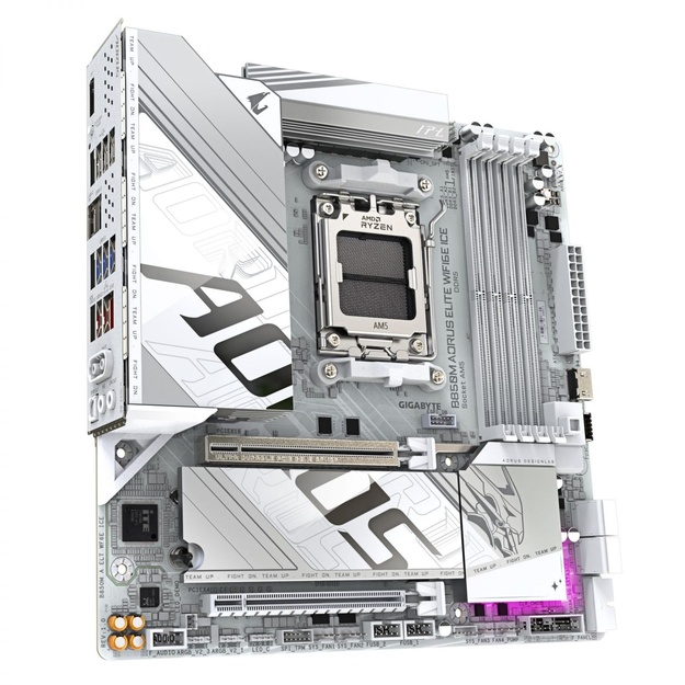 Mainboard|GIGABYTE|AMD B850|SAM5|Micro-ATX|Memory DDR5|Memory slots 4|B850MAELTWF6EICE1.1