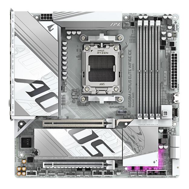 Mainboard|GIGABYTE|AMD B850|SAM5|Micro-ATX|Memory DDR5|Memory slots 4|B850MAELTWF6EICE1.1 1
