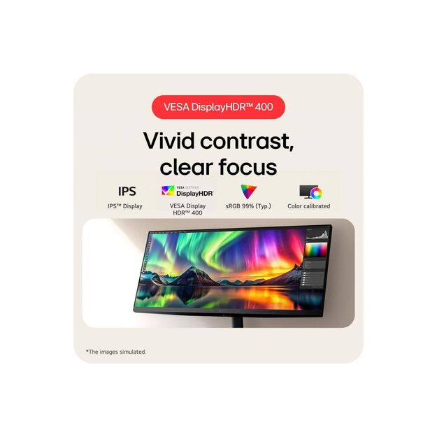 MONITOR LCD 34  IPS/34U511A-B LG 33