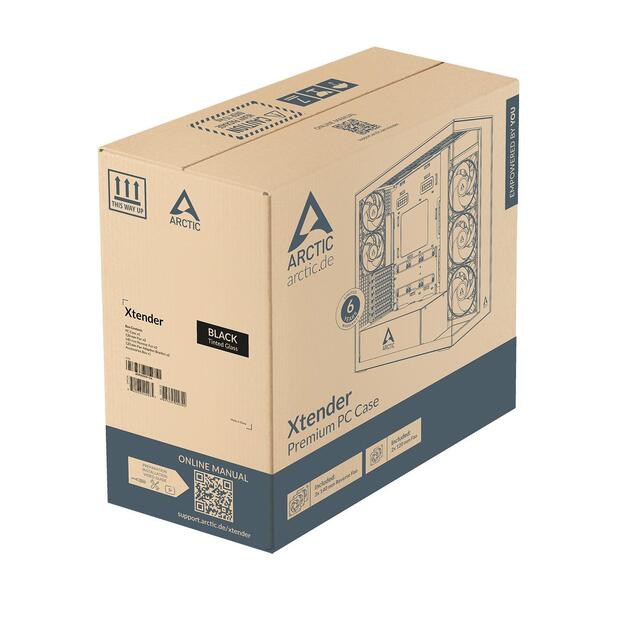 CASE MIDITOWER EATX W/O PSU/XTENDERVG B ACPCC00016A ARCTIC 8