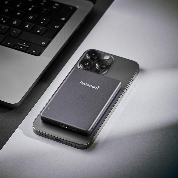 POWER BANK USB 5000MAH MAG/GREY 7344024 INTENSO
