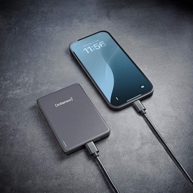 POWER BANK USB 5000MAH MAG/GREY 7344024 INTENSO