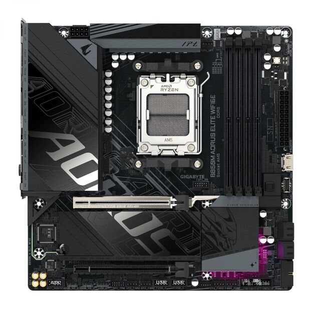 Mainboard|GIGABYTE|AMD B850|SAM5|Micro-ATX|Memory DDR5|Memory slots 4|B850MAELTWF6E1.1 5