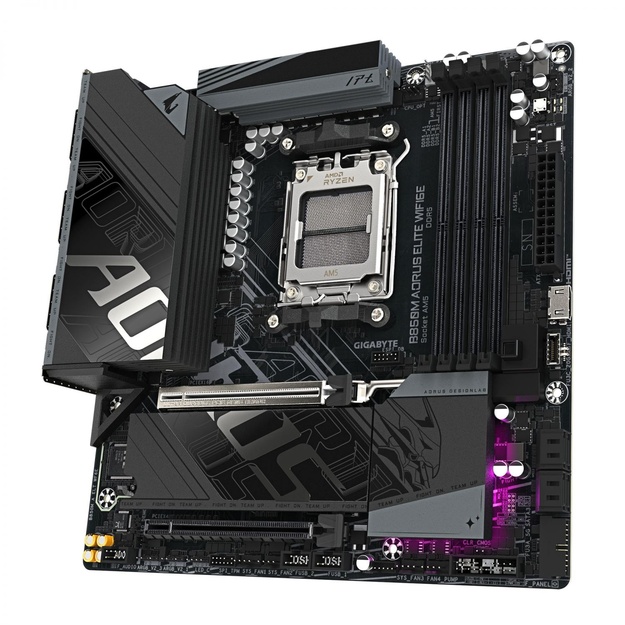 Mainboard|GIGABYTE|AMD B850|SAM5|Micro-ATX|Memory DDR5|Memory slots 4|B850MAELTWF6E1.1