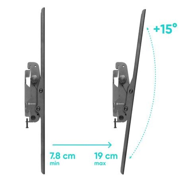 TV SET ACC WALL MOUNT/55-100 /BLACK UT4-B ONKRON