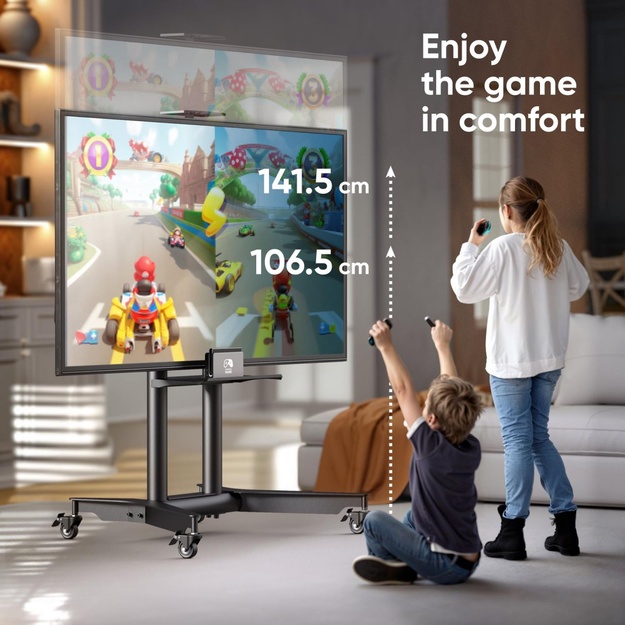 TV SET ACC MOBILE STAND/32-75 /BLACK TS1571-B ONKRON