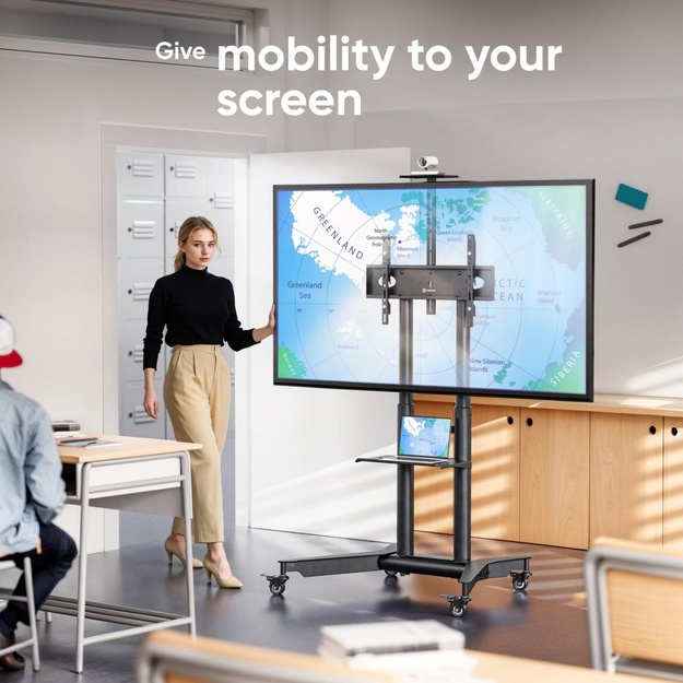 TV SET ACC MOBILE STAND/32-75 /BLACK TS1571-B ONKRON