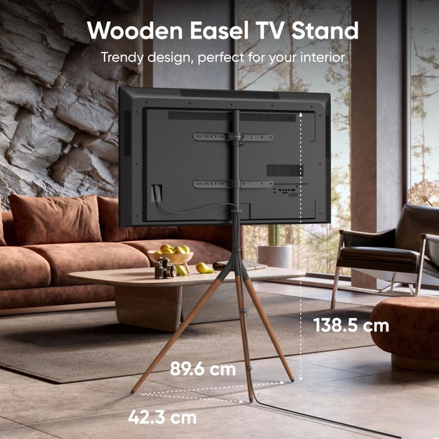 TV SET ACC FLOOR STAND /32-65 /BLACK TS1220-B ONKRON