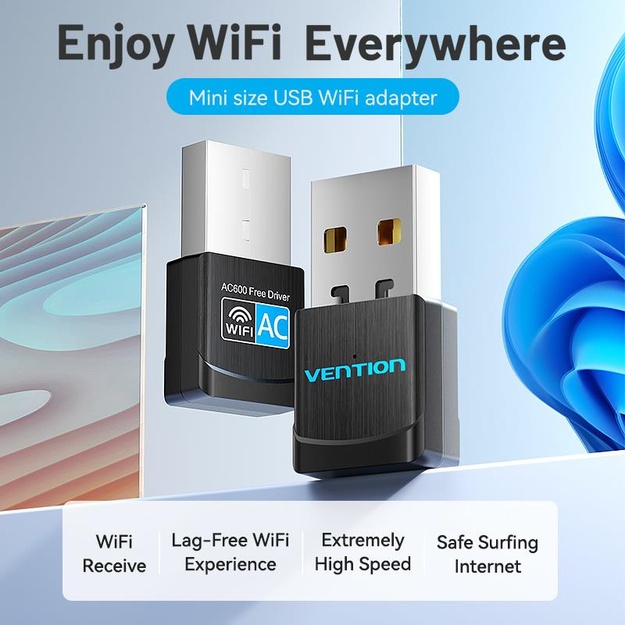 WRL ADAPTER USB 2.4G WI-FI/KDRB0 VENTION