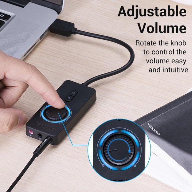 SOUND CARD ADAPTER USB/0.15M CDRBB VENTION