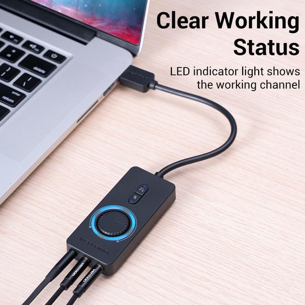 SOUND CARD ADAPTER USB/0.15M CDRBB VENTION