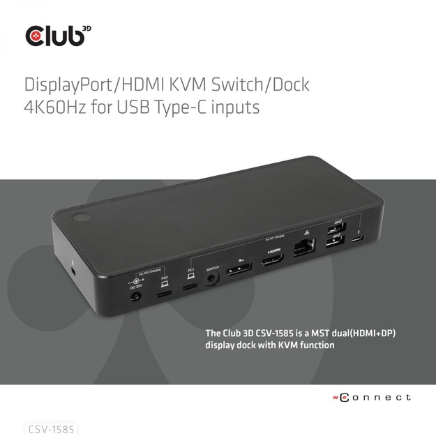 NB ACC DOCKING STATION/USB-C 120W CSV-1585 CLUB3D