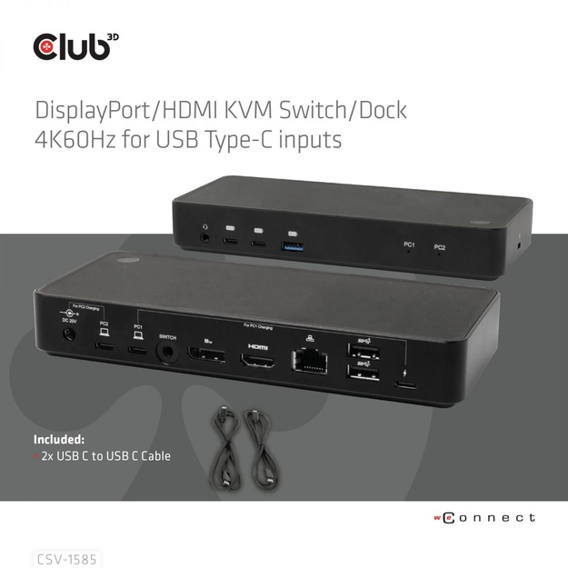 NB ACC DOCKING STATION/USB-C 120W CSV-1585 CLUB3D