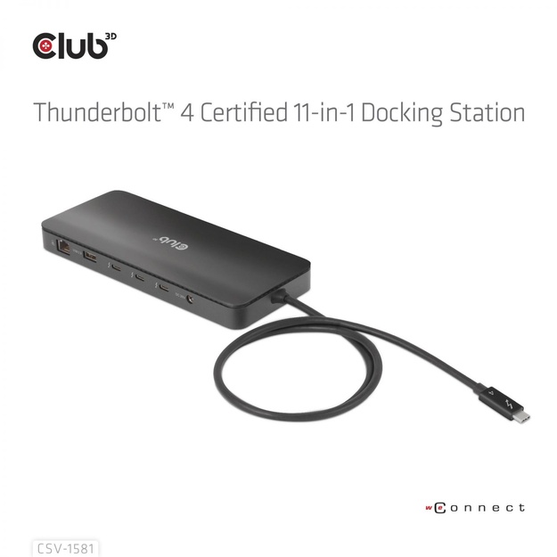 NB ACC DOCKING STATION 11IN1/THUNDERBOLT CSV-1581 CLUB3D