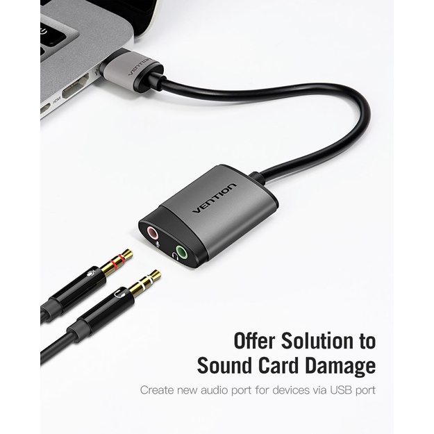 SOUND CARD USB 2-PORT/0.15M CDKHB VENTION