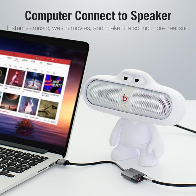 SOUND CARD USB 2-PORT/0.15M CDKHB VENTION