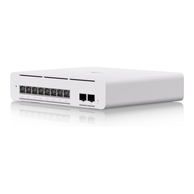 UBIQUITI USW-Pro-XG-8-PoE Switch Etherlighting 8x RJ45 10GbE PoE 2x SFP+ 155W Layer 3