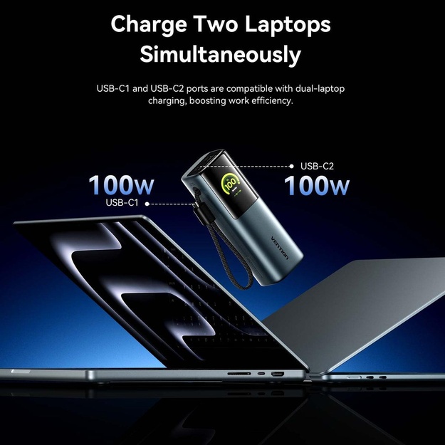 POWER BANK USB 27000MAH 200W/FKGH0 VENTION