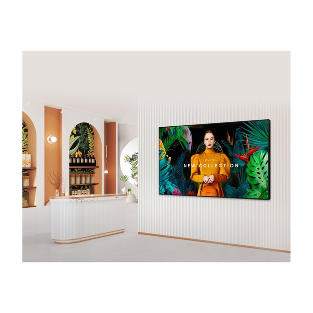 SAMSUNG 85inch UHD/4K 16:9 QB85C Slim-LED 350nits Speakers 2x10W black 3xHDMI 2.0 USB 2.0 x 2 Ethernet WiFi Dualband BT Brightne