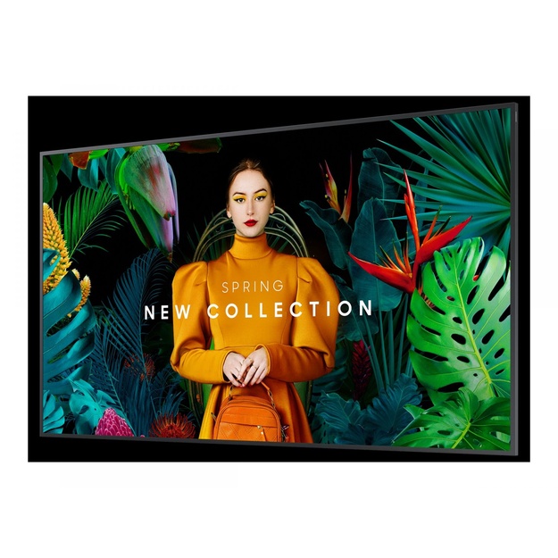 SAMSUNG 85inch UHD/4K 16:9 QB85C Slim-LED 350nits Speakers 2x10W black 3xHDMI 2.0 USB 2.0 x 2 Ethernet WiFi Dualband BT Brightne