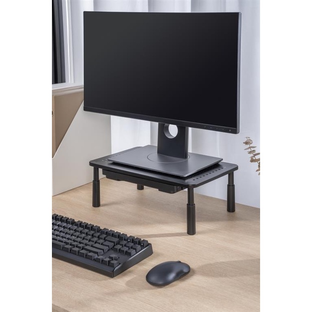 DISPLAY ACC ADJUSTABLE STAND/RECTGL MS-TABLE-D-01 GEMBIRD