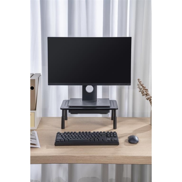 DISPLAY ACC ADJUSTABLE STAND/RECTGL MS-TABLE-D-01 GEMBIRD