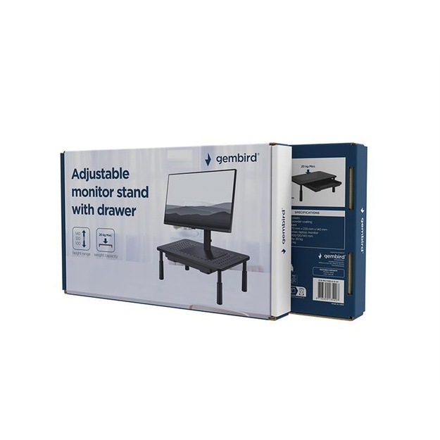 DISPLAY ACC ADJUSTABLE STAND/RECTGL MS-TABLE-D-01 GEMBIRD