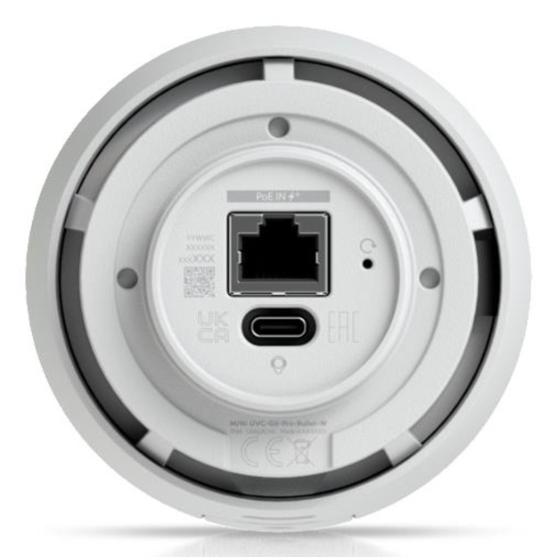 UBIQUITI UVC-G6-PRO-BULLET-W 4K POE CAMERA 2.36X OPTICAL Zoom