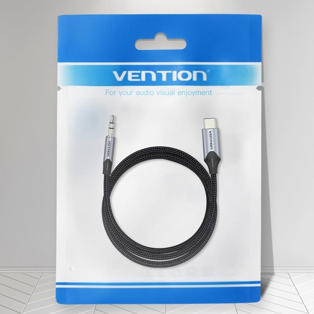 CABLE AUDIO 3.5MM TO USB-C/1M BGKHF VENTION