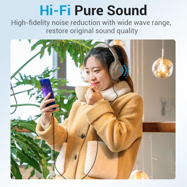 CABLE AUDIO 3.5MM TO USB-C/1M BGKHF VENTION