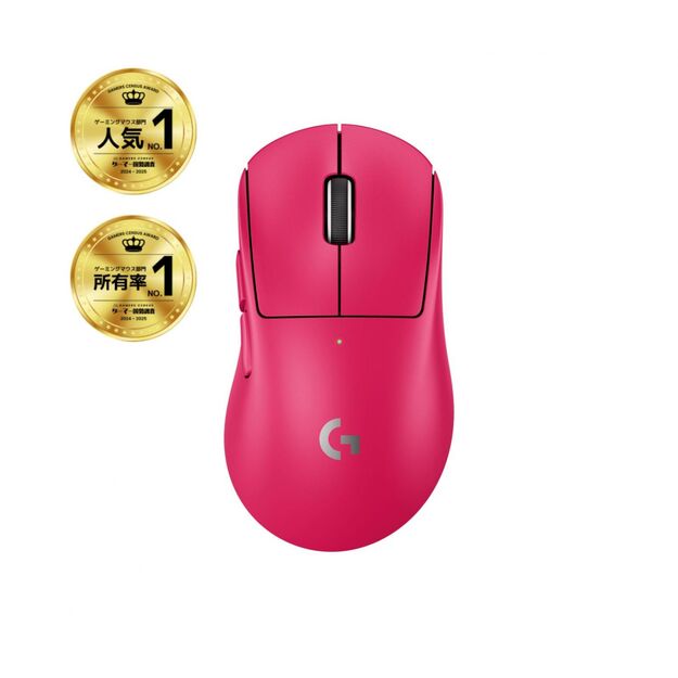 MOUSE USB WRL PRO X SUPERLIGHT/2DEX BLACK 910-007373 LOGITECH