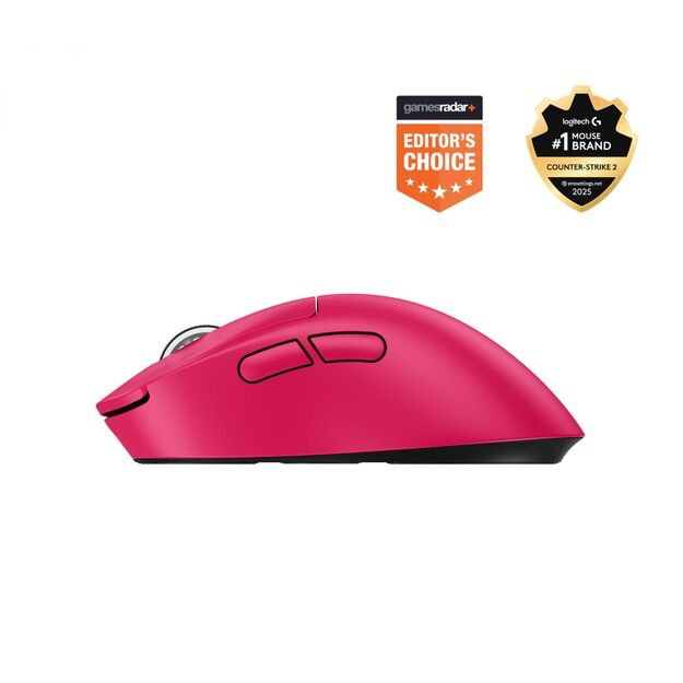 MOUSE USB WRL PRO X SUPERLIGHT/2DEX BLACK 910-007373 LOGITECH
