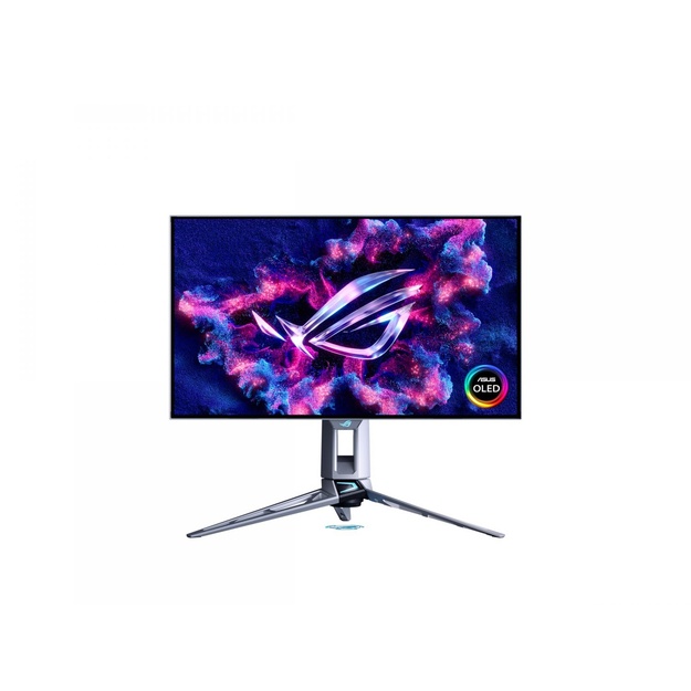 ASUS ROG Swift OLED PG27AQWP-W 26.5inch WOLED QHD 16:9 540Hz 1500cd/m2 0.02ms 2xHDMI DP 3xUSB 3.2 Gen 1 Type-A Silver