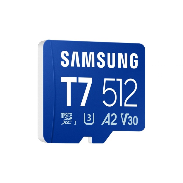 SAMSUNG T7 microSD Memory Card 512GB for Smartphones Tablets and Handheld Consoles up to 170MB/s Read