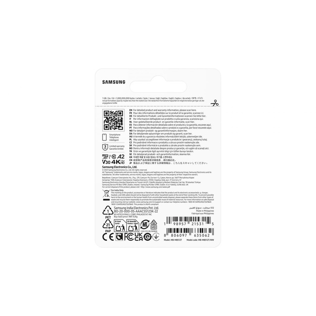 SAMSUNG T7 microSD Memory Card 512GB for Smartphones Tablets and Handheld Consoles up to 170MB/s Read