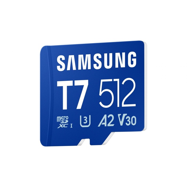 SAMSUNG T7 microSD Memory Card 512GB for Smartphones Tablets and Handheld Consoles up to 170MB/s Read