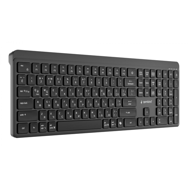 KEYBOARD WRL SLIM BT CYRILLIC/KB-WPS-03-CYRL GEMBIRD
